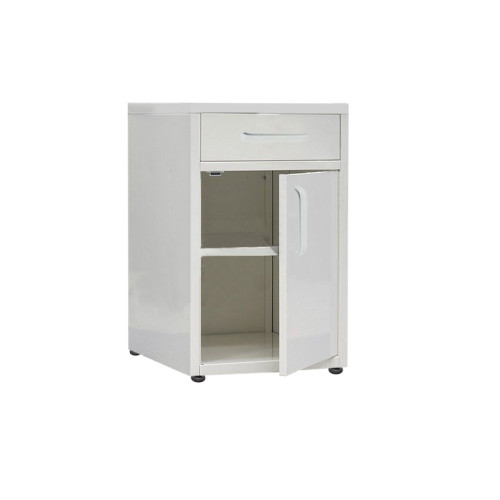 Medical bedside table with drawer, on legs