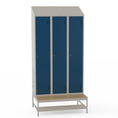 Wardrobe cabinet with bench Ferocon SH 33-01-120x232x05