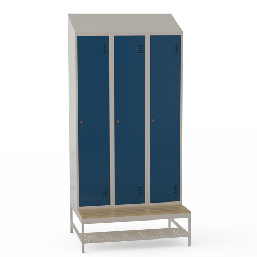 Wardrobe cabinet with bench Ferocon SH 33-01-120x232x05
