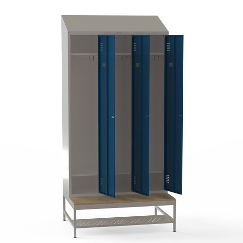 Wardrobe cabinet with bench Ferocon SH 33-01-120x232x05