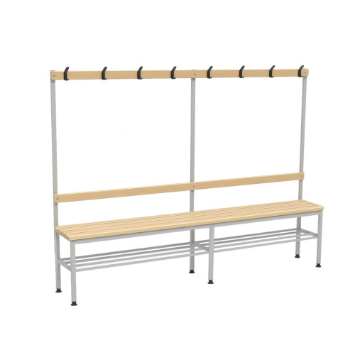 Bench with shelf and hooks SV-2000 K-5767-02